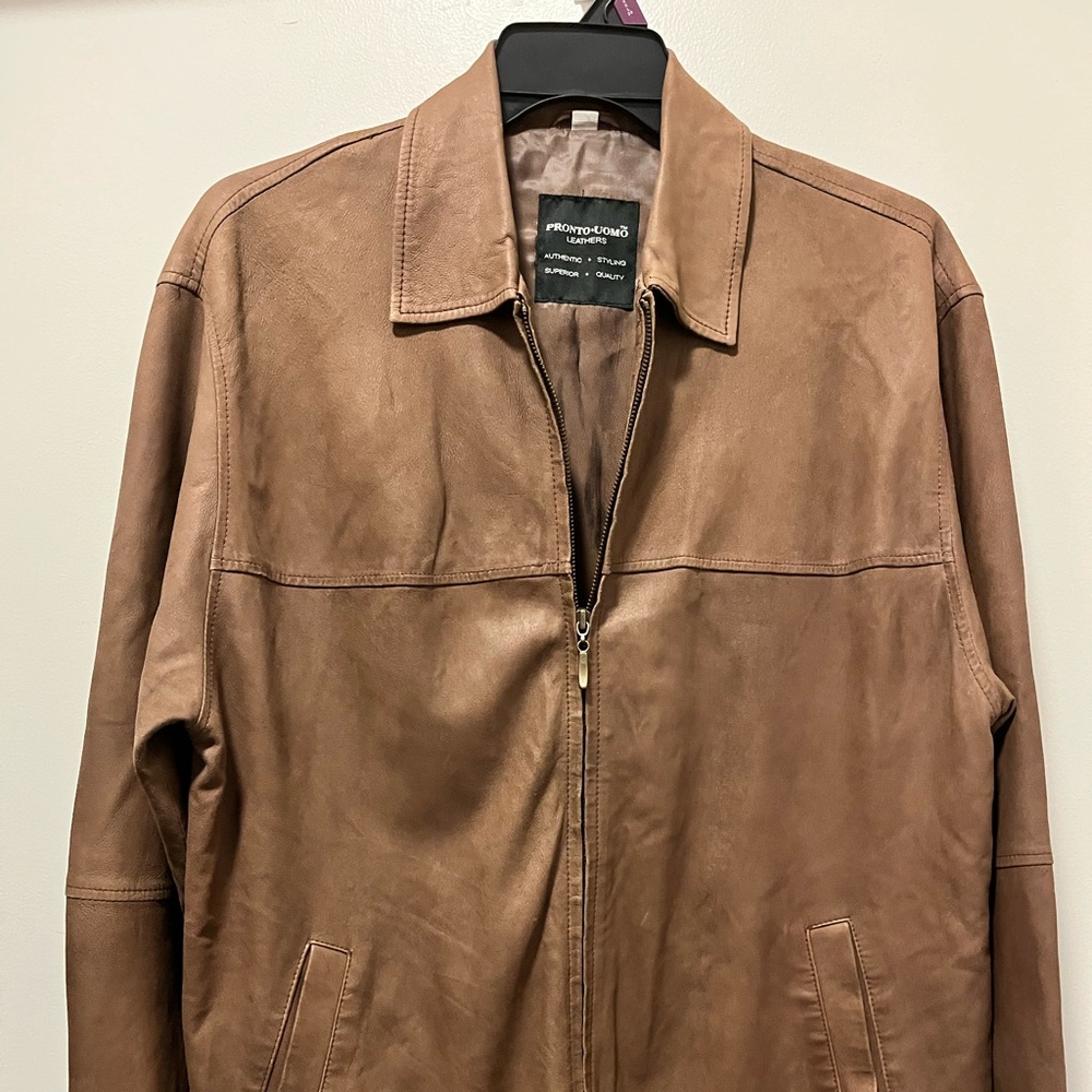 Pronto Uomo Leather Jacket Men’s Size M